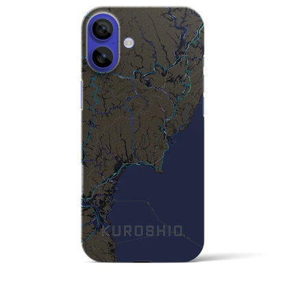 【黒潮（高知県）】地図柄iPhoneケース（バックカバータイプ）