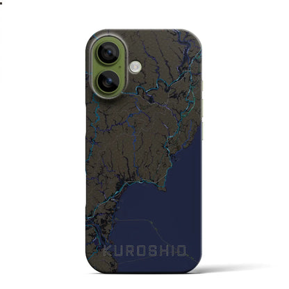 【黒潮（高知県）】地図柄iPhoneケース（バックカバータイプ）