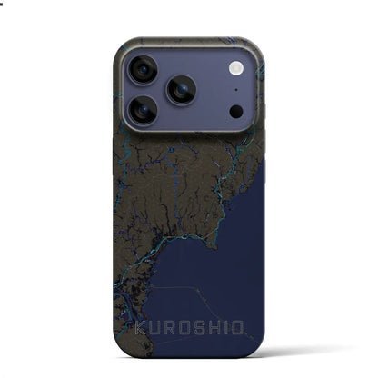 【黒潮（高知県）】地図柄iPhoneケース（バックカバータイプ）