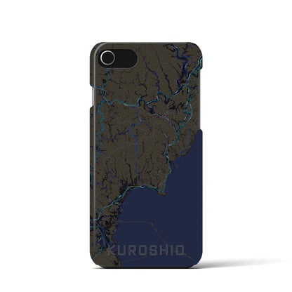 【黒潮（高知県）】地図柄iPhoneケース（バックカバータイプ）