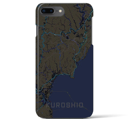 【黒潮（高知県）】地図柄iPhoneケース（バックカバータイプ）