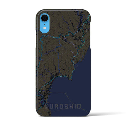 【黒潮（高知県）】地図柄iPhoneケース（バックカバータイプ）