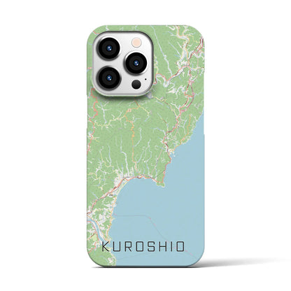 【黒潮（高知県）】地図柄iPhoneケース（バックカバータイプ）