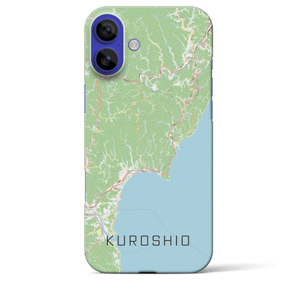 【黒潮（高知県）】地図柄iPhoneケース（バックカバータイプ）ナチュラル・iPhone 16 Pro Max 用