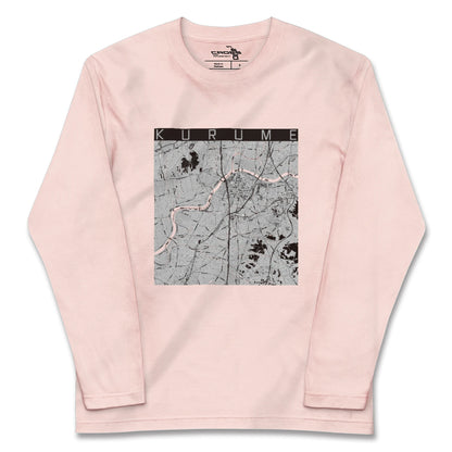 【久留米（福岡県）】地図柄ロングスリーブTシャツ
