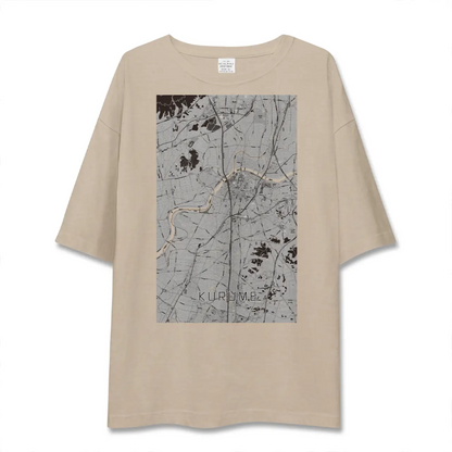 【久留米（福岡県）】地図柄ビッグシルエットTシャツ