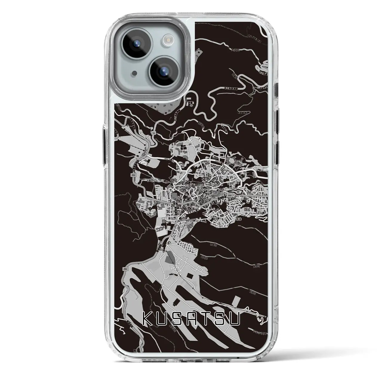 【草津（群馬県）】地図柄iPhoneケース（MagSafeタイプ）