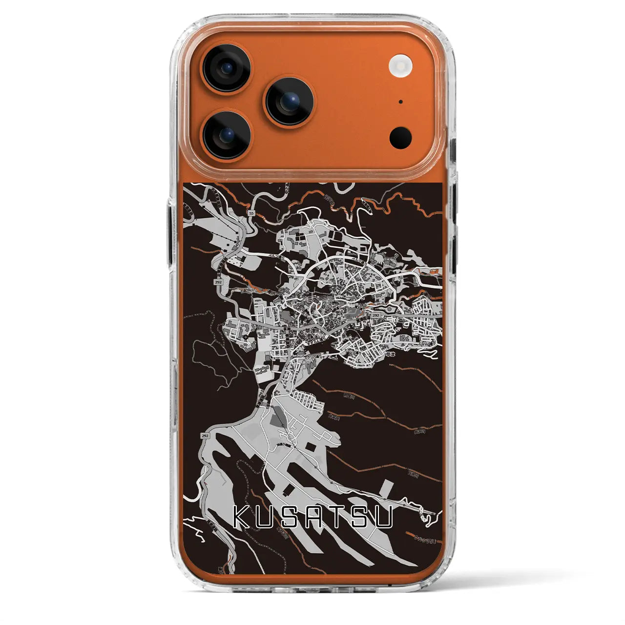 【草津（群馬県）】地図柄iPhoneケース（MagSafeタイプ）