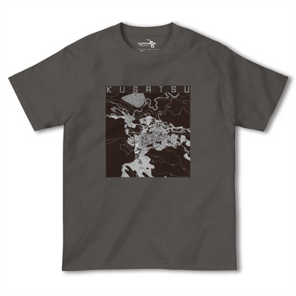 【草津（群馬県）（群馬県）】地図柄ヘビーウェイトTシャツ