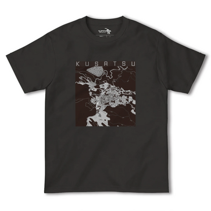 【草津（群馬県）（群馬県）】地図柄ヘビーウェイトTシャツ