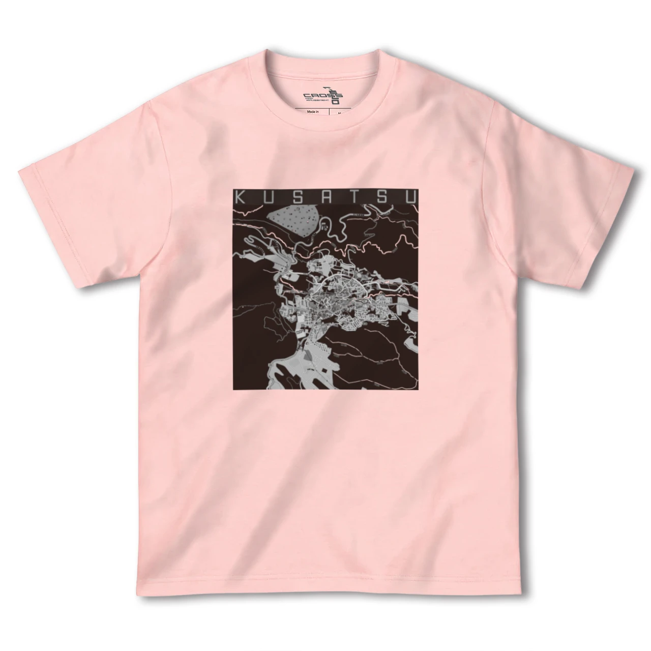 【草津（群馬県）（群馬県）】地図柄ヘビーウェイトTシャツ