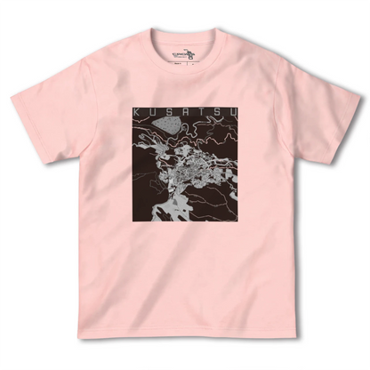 【草津（群馬県）（群馬県）】地図柄ヘビーウェイトTシャツ
