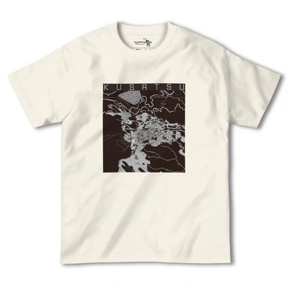 【草津（群馬県）（群馬県）】地図柄ヘビーウェイトTシャツ
