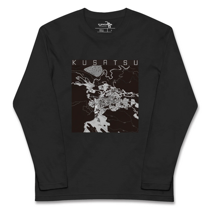 【草津（群馬県）（群馬県）】地図柄ロングスリーブTシャツ