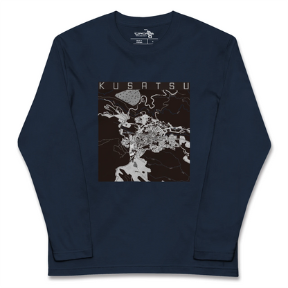 【草津（群馬県）（群馬県）】地図柄ロングスリーブTシャツ