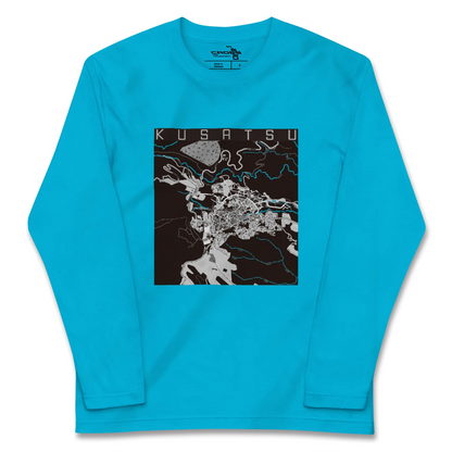 【草津（群馬県）（群馬県）】地図柄ロングスリーブTシャツ