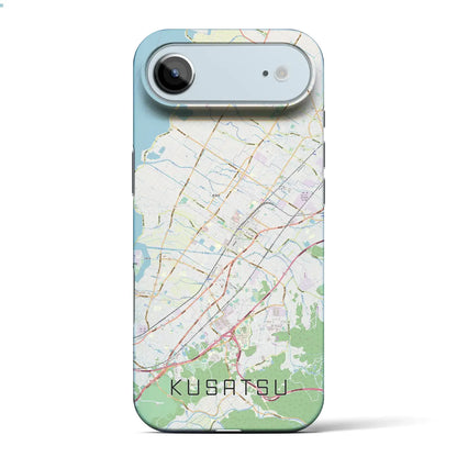 【草津（滋賀県）】地図柄iPhoneケース（バックカバータイプ）