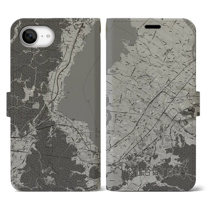 【草津（滋賀県）】地図柄iPhoneケース（手帳タイプ）