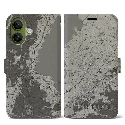 【草津（滋賀県）】地図柄iPhoneケース（手帳タイプ）