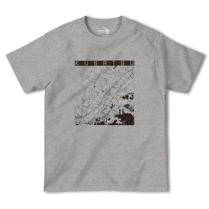 【草津（滋賀県）】地図柄ヘビーウェイトTシャツ
