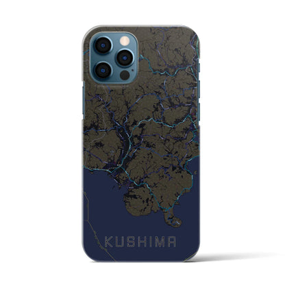 【串間（宮崎県）】地図柄iPhoneケース（バックカバータイプ）