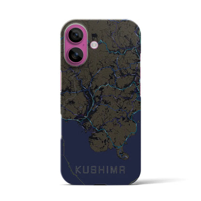 【串間（宮崎県）】地図柄iPhoneケース（バックカバータイプ）