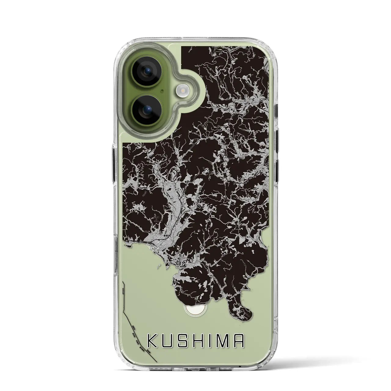 【串間（宮崎県）】地図柄iPhoneケース（MagSafeタイプ）