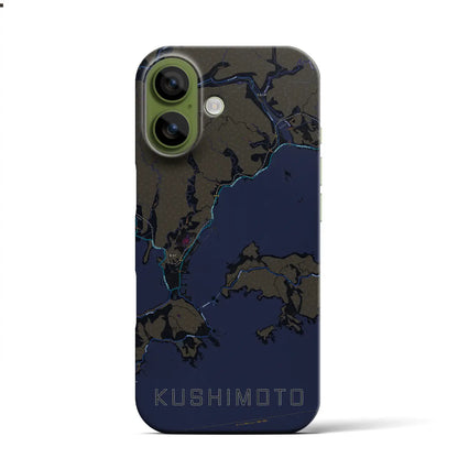 【串本（和歌山県）】地図柄iPhoneケース（バックカバータイプ）