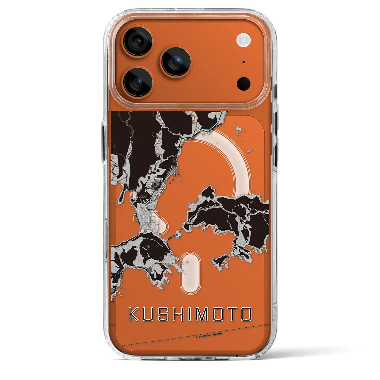 【串本（和歌山県）】地図柄iPhoneケース（MagSafeタイプ）