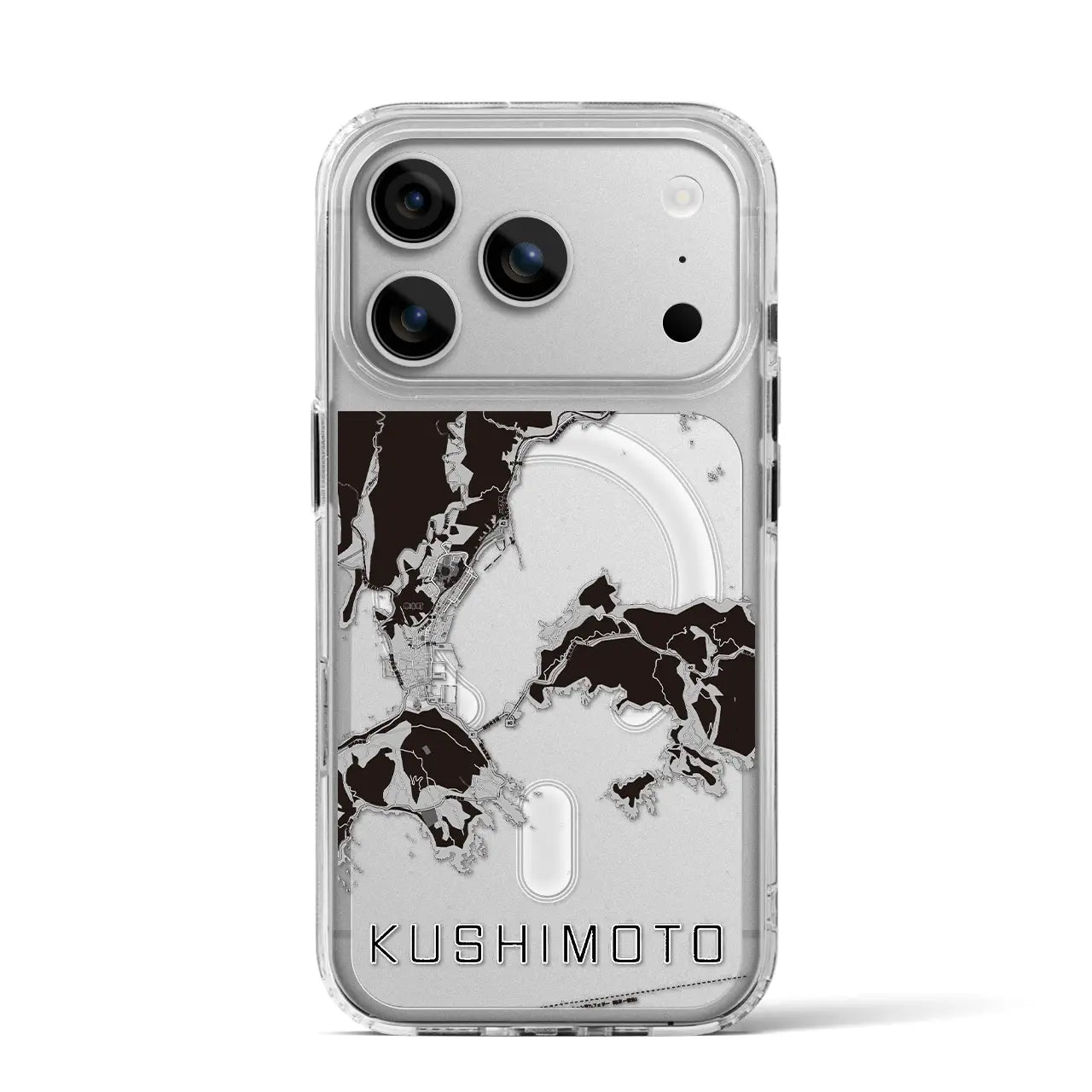 【串本（和歌山県）】地図柄iPhoneケース（MagSafeタイプ）