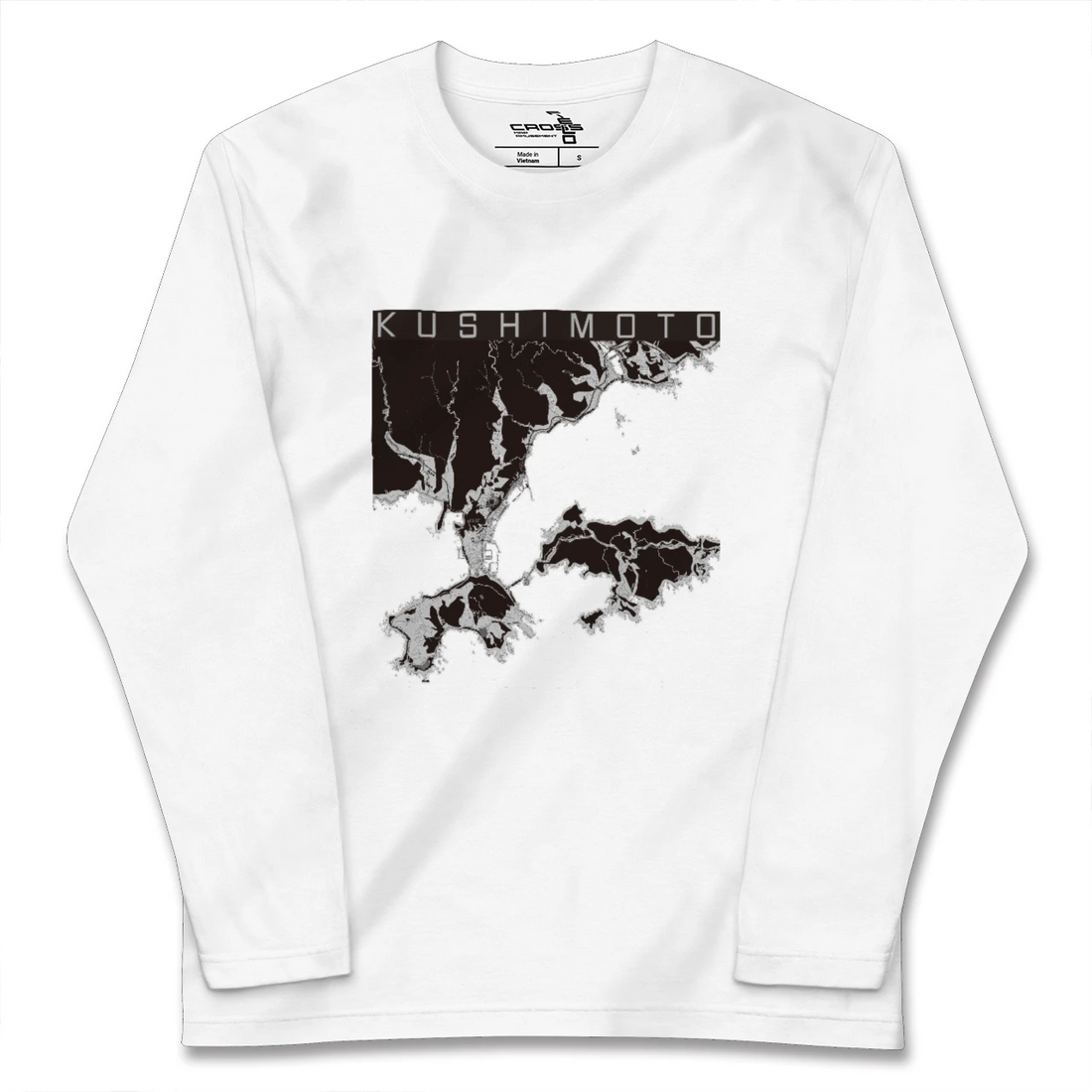 【串本（和歌山県）】地図柄ロングスリーブTシャツ