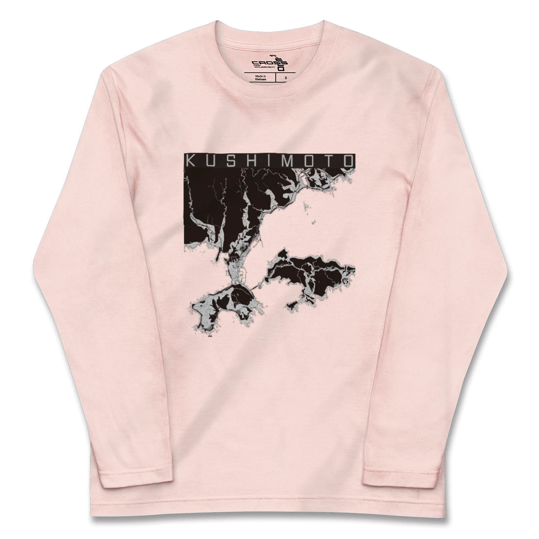 【串本（和歌山県）】地図柄ロングスリーブTシャツ