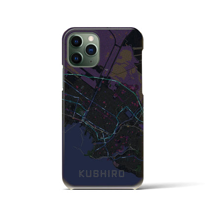 【釧路（北海道）】地図柄iPhoneケース（バックカバータイプ）