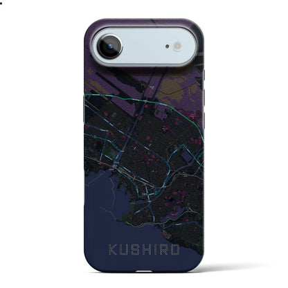 【釧路（北海道）】地図柄iPhoneケース（バックカバータイプ）