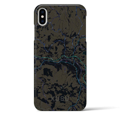 【玖珠（大分県）】地図柄iPhoneケース（バックカバータイプ）