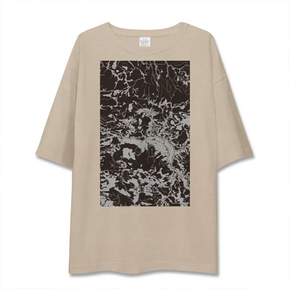 【玖珠（大分県）】地図柄ビッグシルエットTシャツ