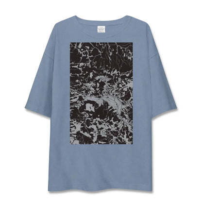 【玖珠（大分県）】地図柄ビッグシルエットTシャツ