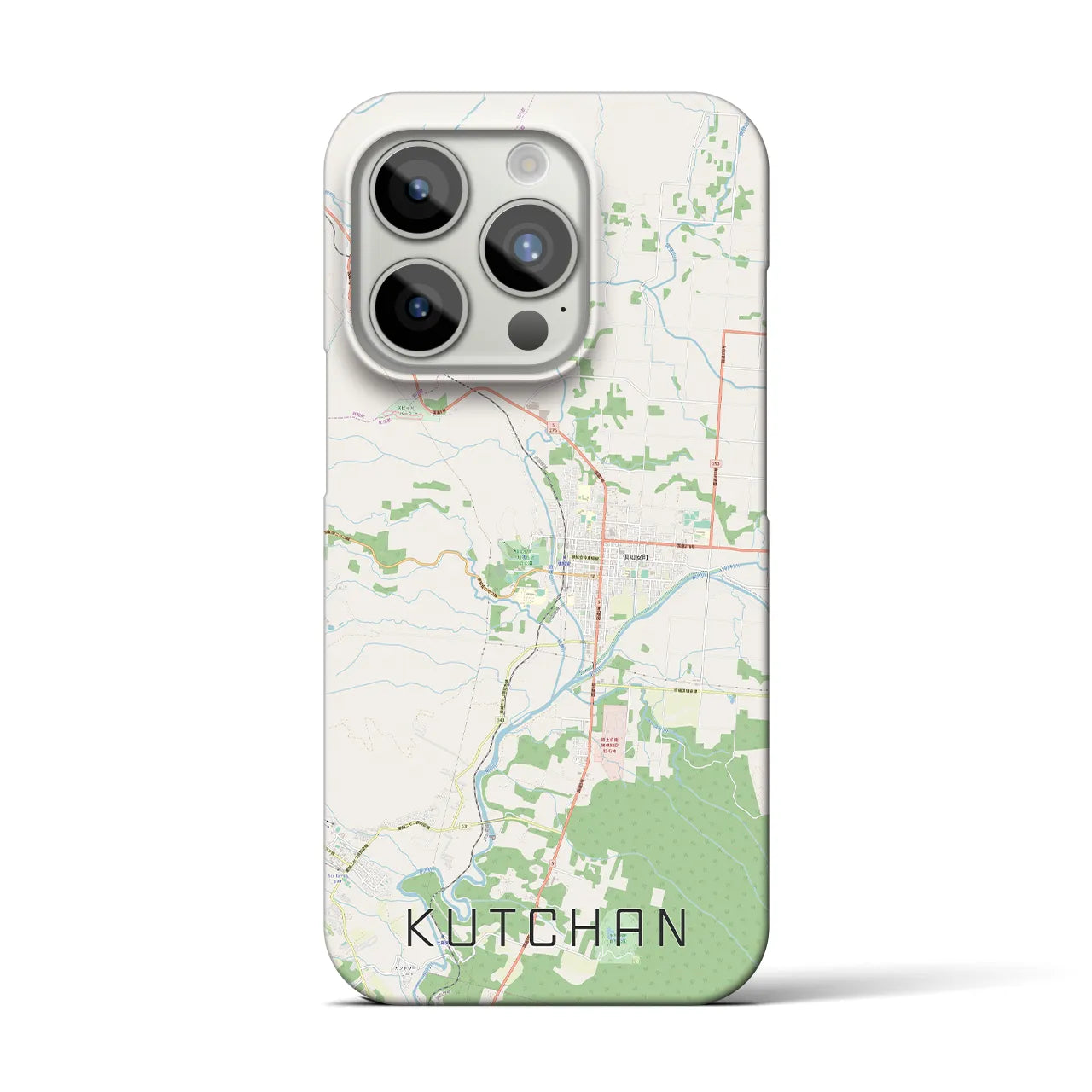 【倶知安（北海道）】地図柄iPhoneケース（バックカバータイプ）