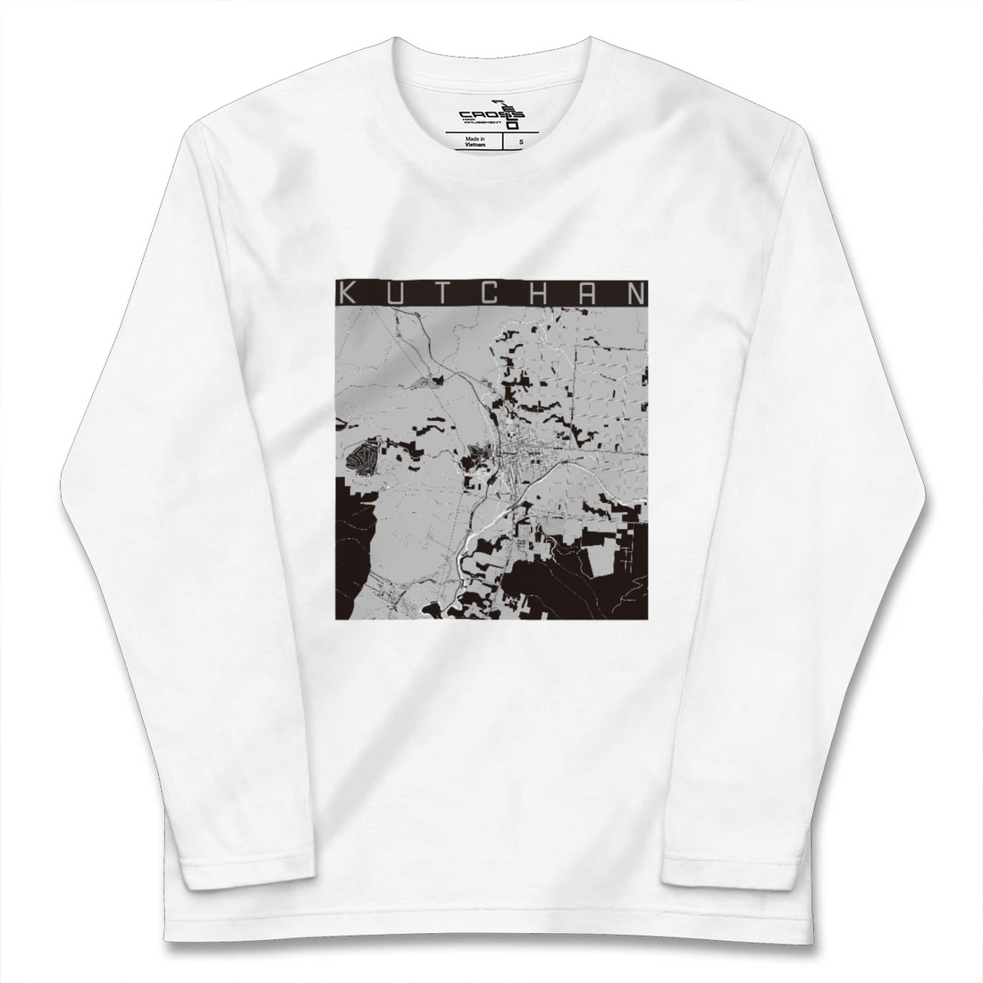 【倶知安（北海道）】地図柄ロングスリーブTシャツ