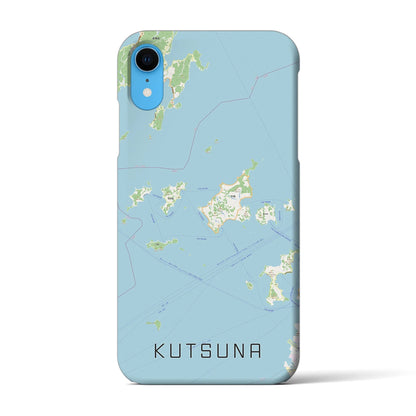 【忽那（愛媛県）】地図柄iPhoneケース（バックカバータイプ）