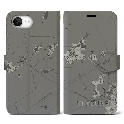 【忽那（愛媛県）】地図柄iPhoneケース（手帳タイプ）