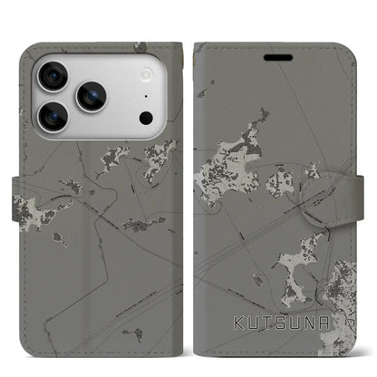 【忽那（愛媛県）】地図柄iPhoneケース（手帳タイプ）