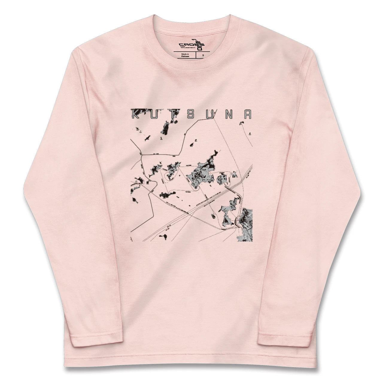 【忽那（愛媛県）】地図柄ロングスリーブTシャツ