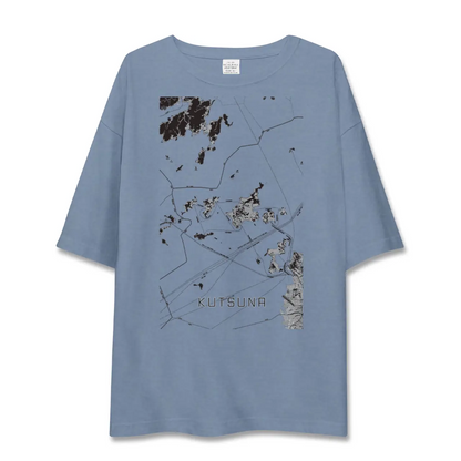 【忽那（愛媛県）】地図柄ビッグシルエットTシャツ