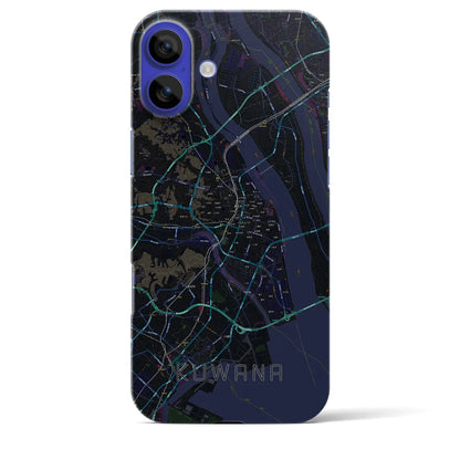 【桑名（三重県）】地図柄iPhoneケース（バックカバータイプ）