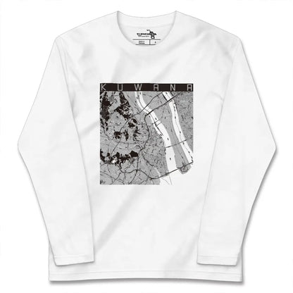 【桑名（三重県）】地図柄ロングスリーブTシャツ