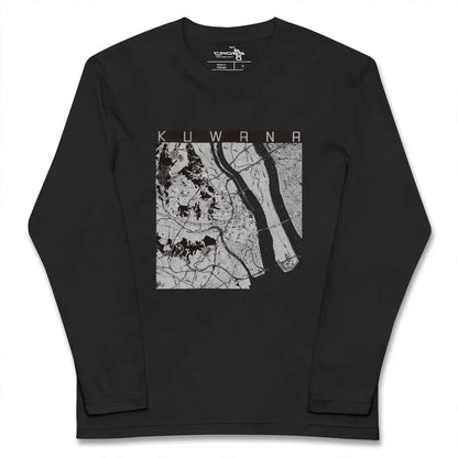 【桑名（三重県）】地図柄ロングスリーブTシャツ
