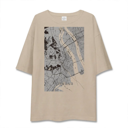 【桑名（三重県）】地図柄ビッグシルエットTシャツ
