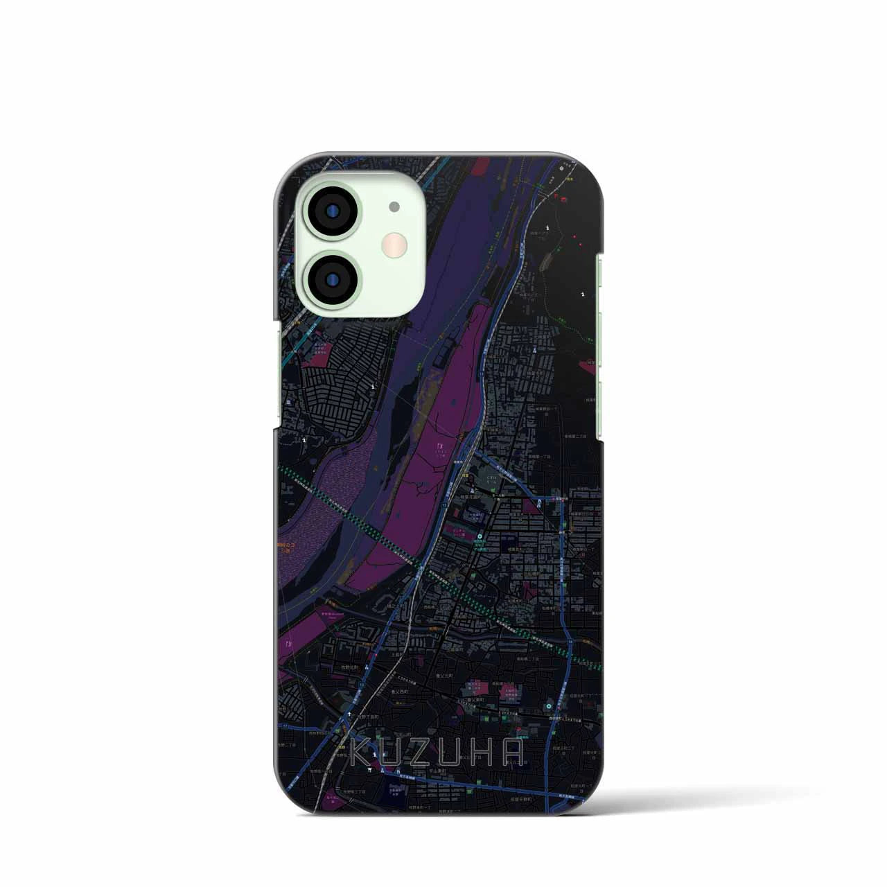 【樟葉（大阪府）】地図柄iPhoneケース（バックカバータイプ）