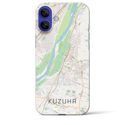 【樟葉（大阪府）】地図柄iPhoneケース（バックカバータイプ）ナチュラル・iPhone 16 Pro Max 用